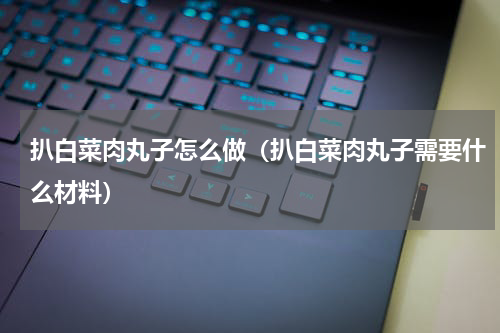 扒白菜肉丸子怎么做（扒白菜肉丸子需要什么材料）